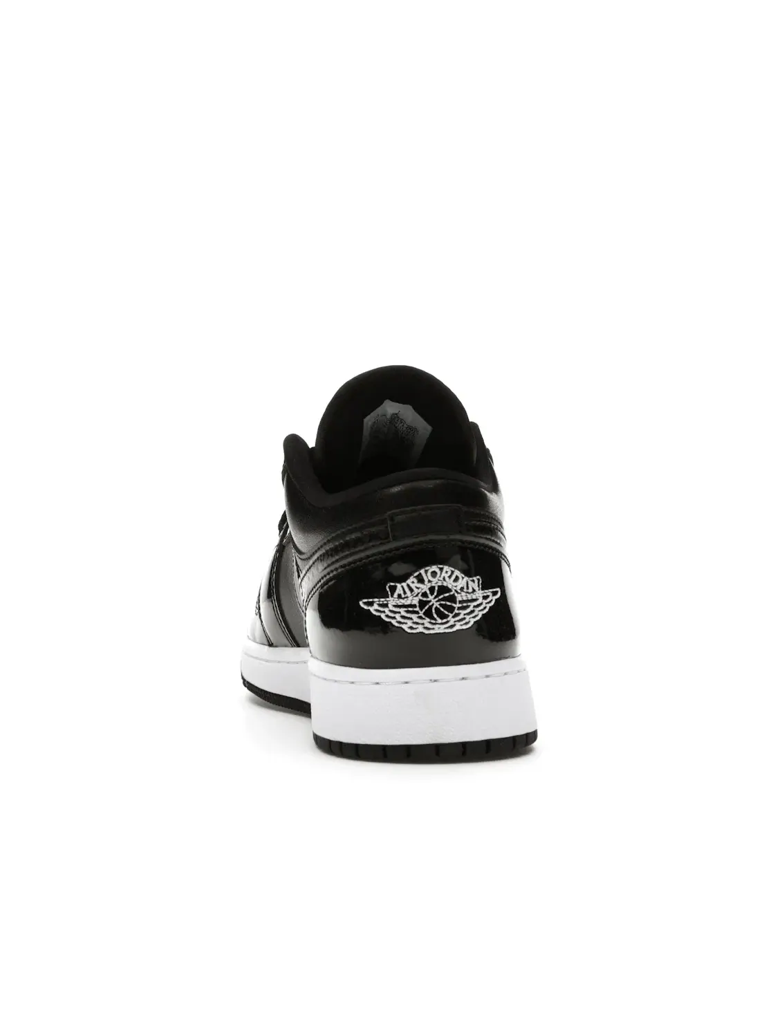 Детские кроссовки Lifestyle с блестящими элементами Jordan 1 Low SE — изображение 4 из 4, черный/черный-белый