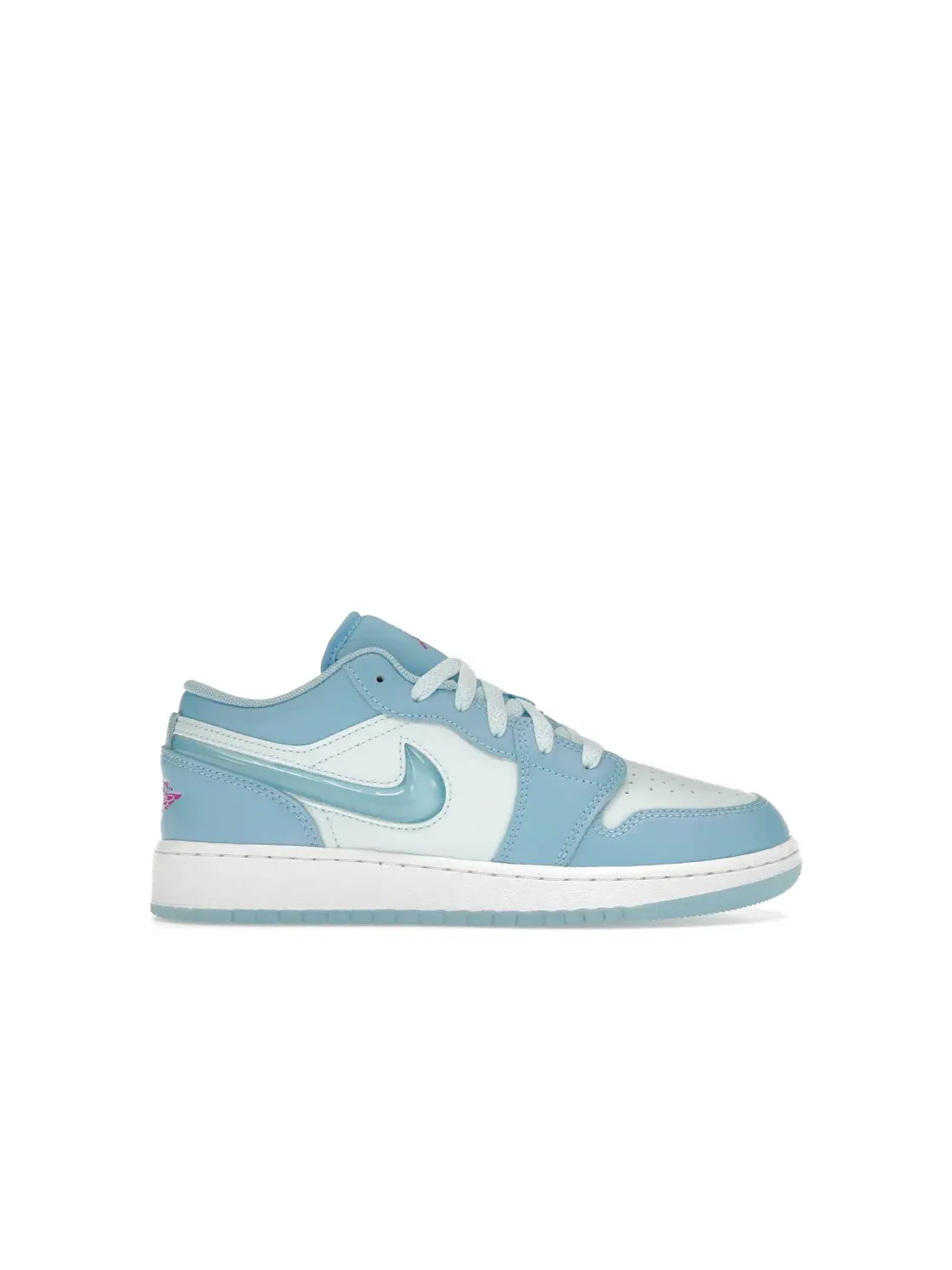 Детские кроссовки с перфорированным носком Jordan 1 Low SE Aquarius Blue (GS) Jordan — изображение 1 из 4