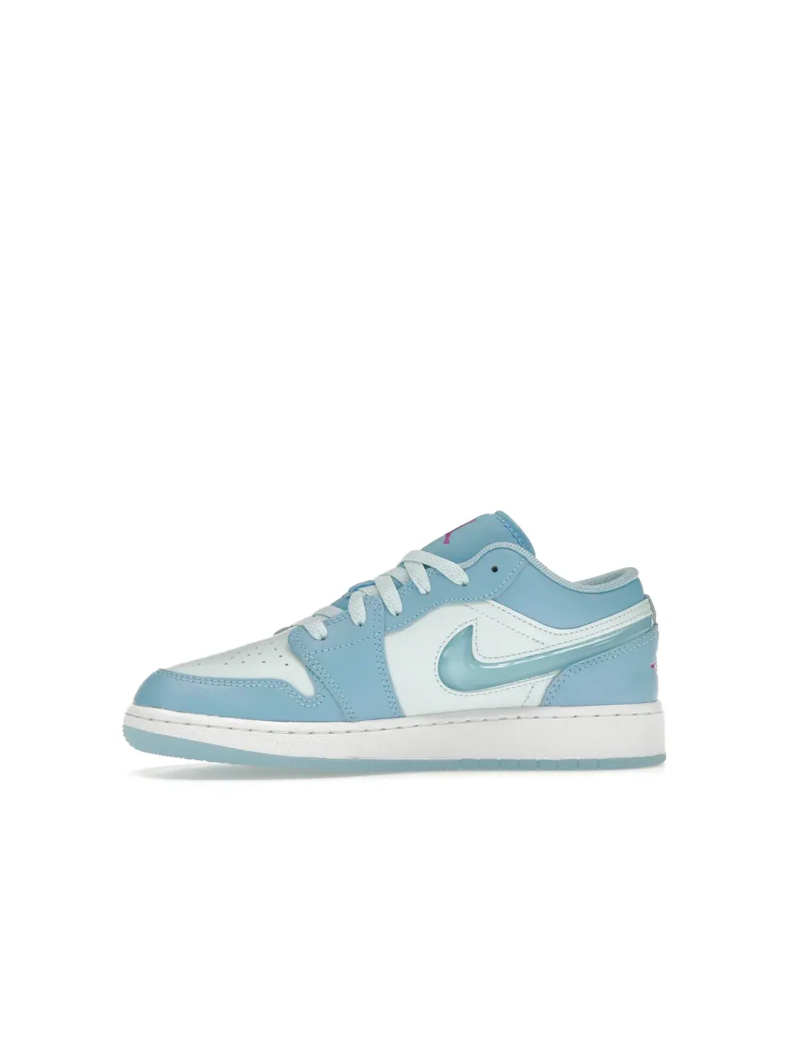 Детские кроссовки с перфорированным носком Jordan 1 Low SE Aquarius Blue (GS) Jordan — изображение 3 из 4