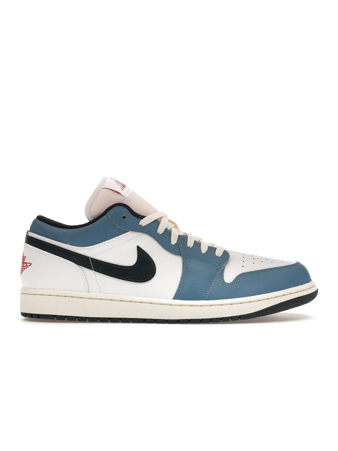 Мужские кроссовки с кожаным верхом Jordan 1 Low SE — изображение 1 из 4, белый/темно-синий