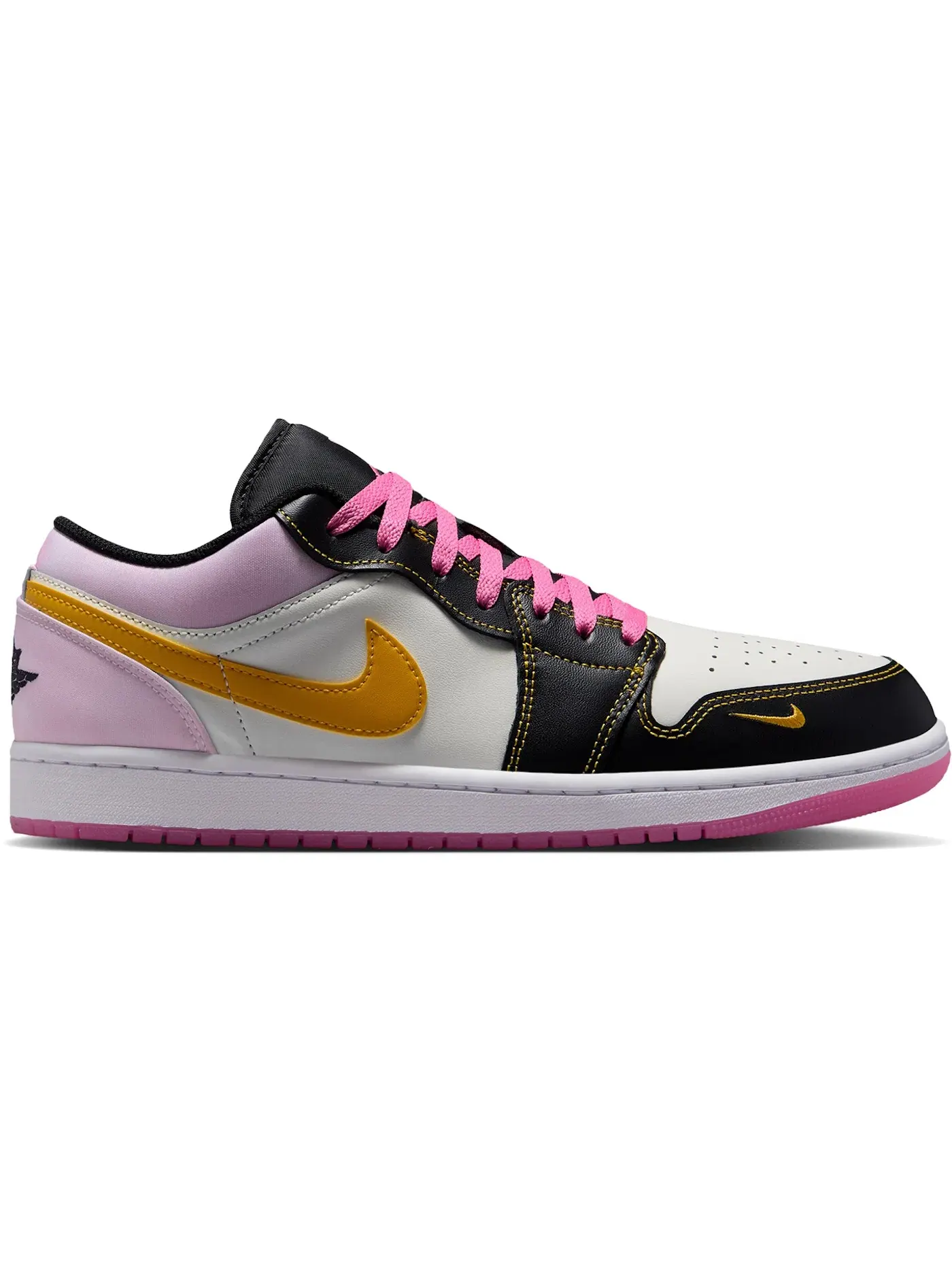 Мужские кроссовки Lifestyle Jordan 1 Low SE Jordan — изображение 1 из 1, черный///золотистый