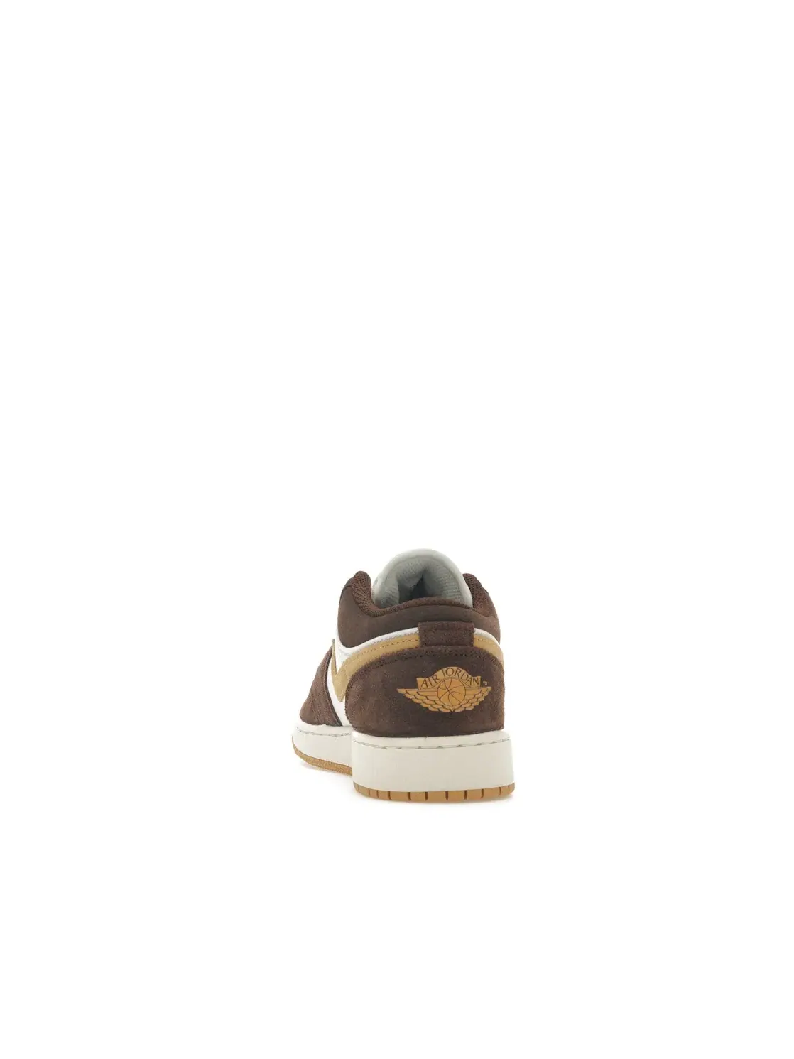 Детские кроссовки с замшевыми вставками Jordan 1 Low SE Jordan — изображение 4 из 4, зеленый