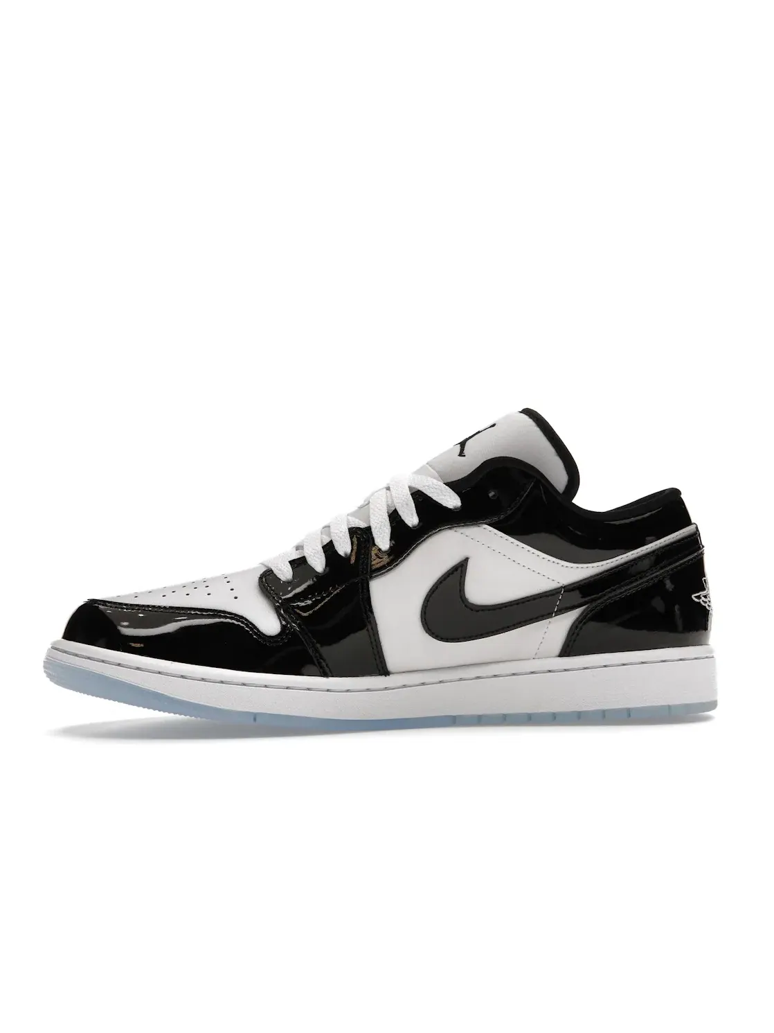 Мужские кроссовки с патентованной кожей Jordan 1 Low SE — изображение 3 из 4, белый/черный