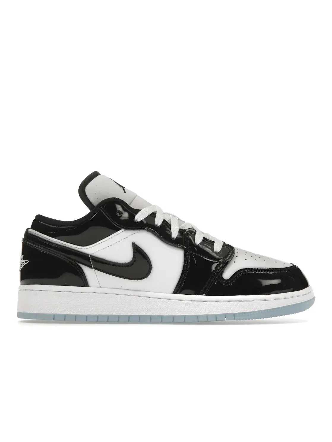 Детские кроссовки lifestyle для мальчиков с кожаным верхом Jordan 1 Low SE — изображение 1 из 4, белый/черный