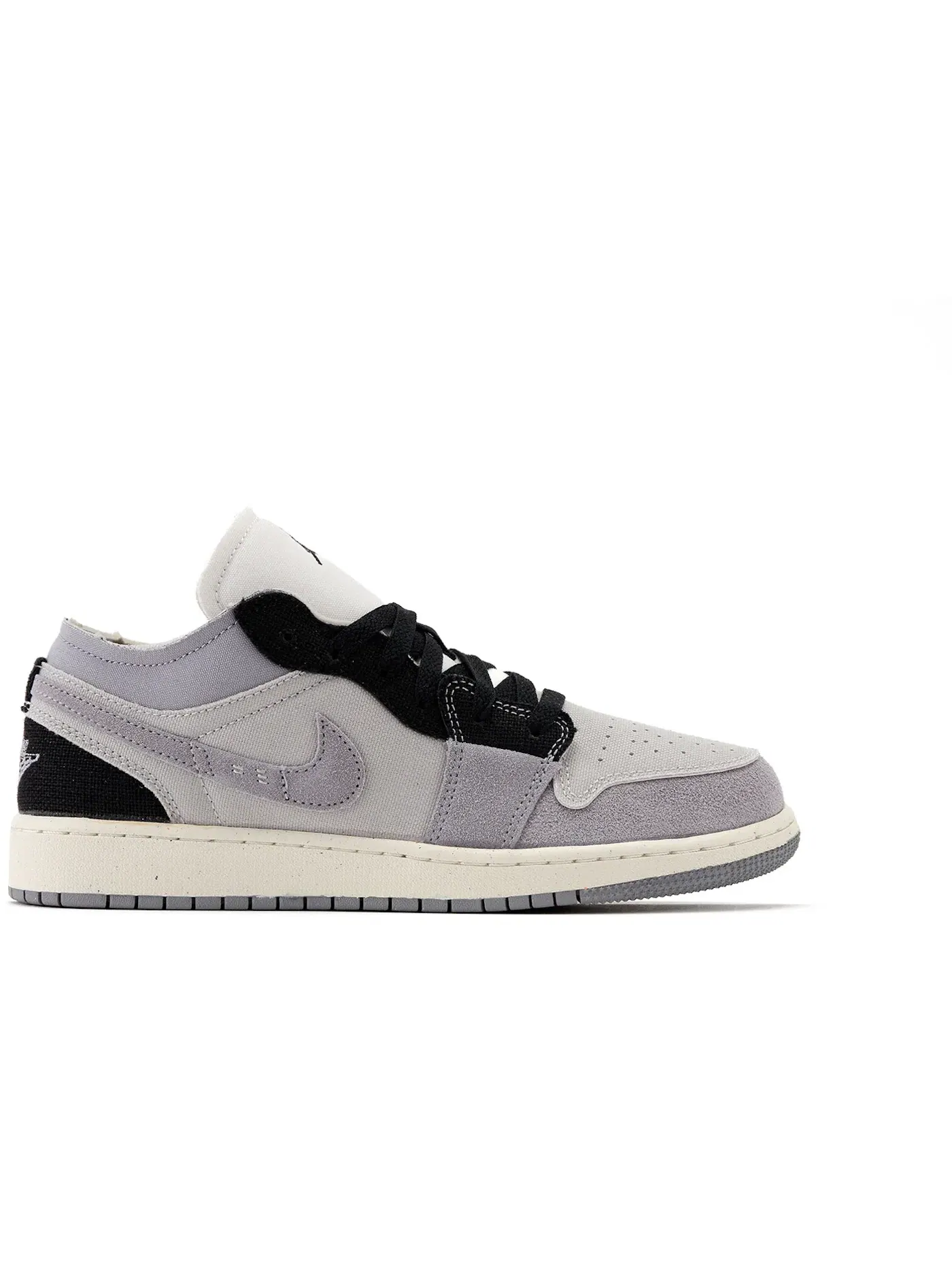 Детские кроссовки Lifestyle Tech Grey Black Cement Grey Jordan 1 Low SE Jordan — изображение 1 из 1, серый/черный/серый