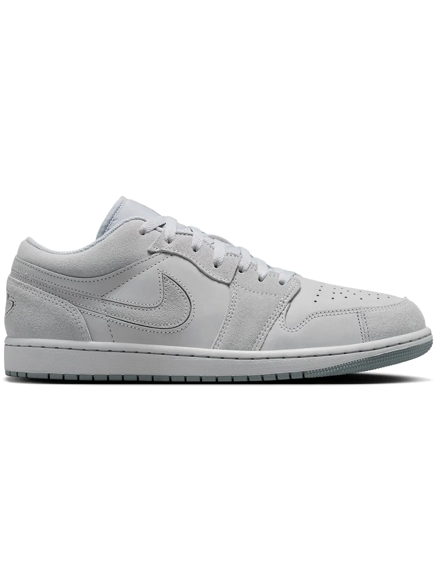 Мужские кроссовки Lifestyle с кожаным верхом Jordan 1 Low SE Craft Jordan — изображение 1 из 1, серый/серый//серый