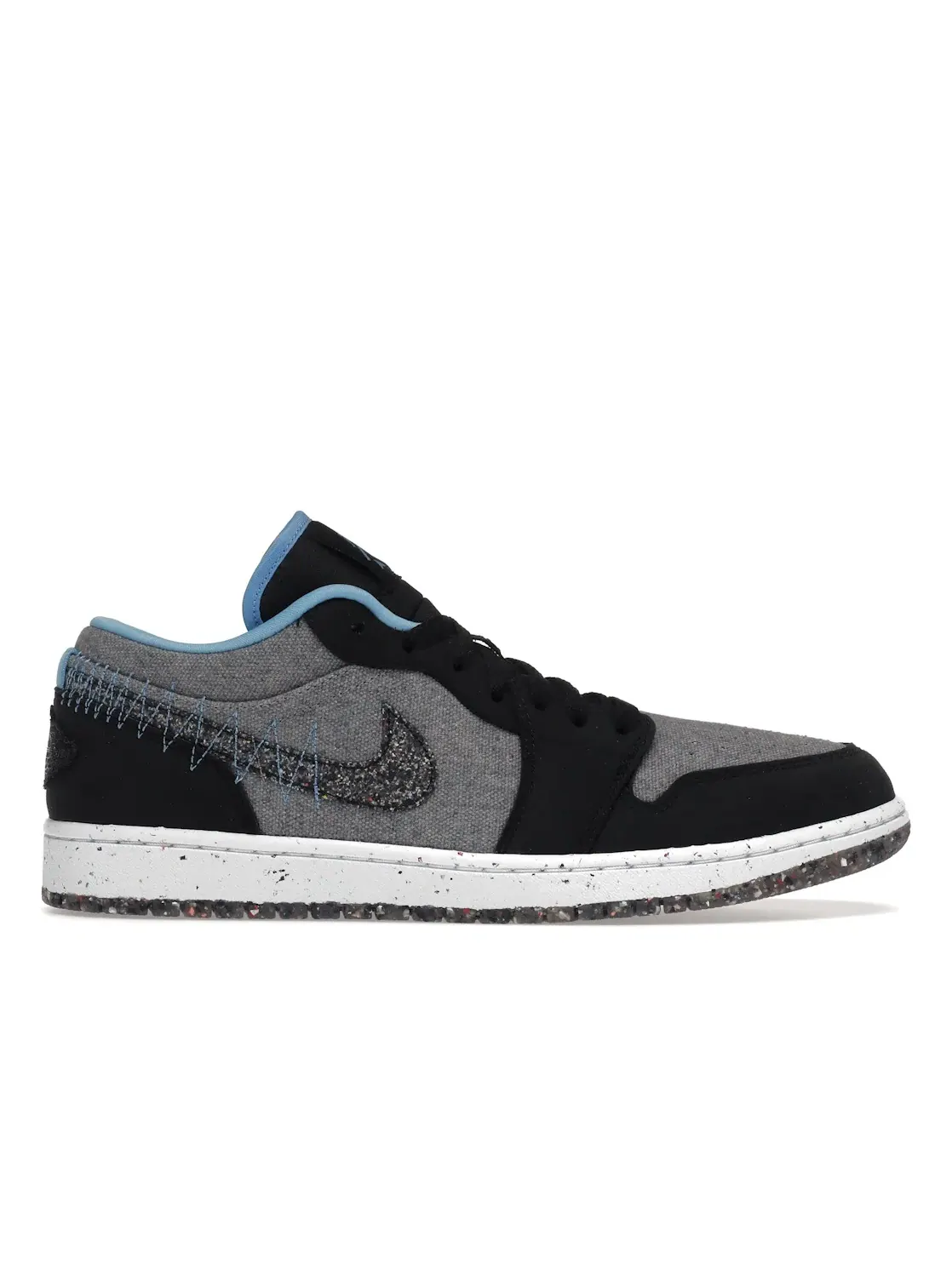 Мужские кроссовки из переработанных материалов Jordan 1 Low SE — изображение 1 из 4, серый/черный/синий