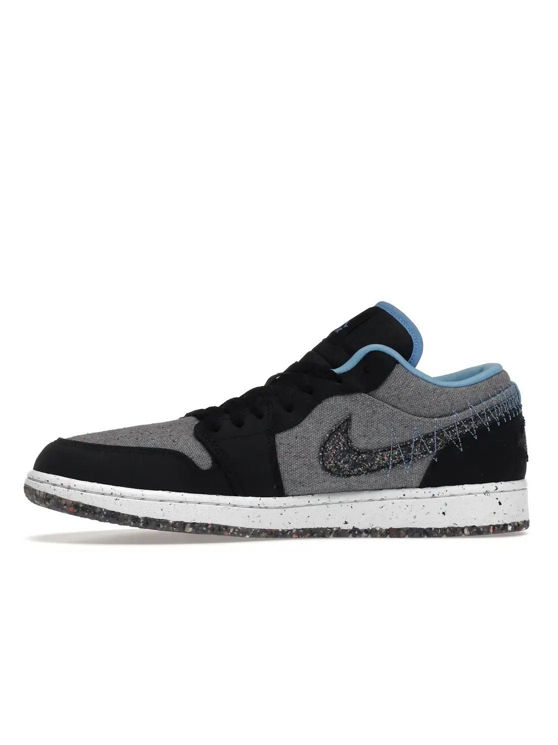 Мужские кроссовки из переработанных материалов Jordan 1 Low SE — изображение 3 из 4, серый/черный/синий