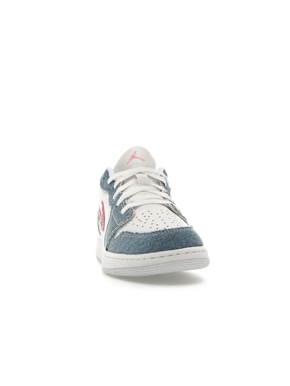 Детские кроссовки Lifestyle с принтом Jordan 1 Low SE Jordan — изображение 2 из 4, белый/розовый