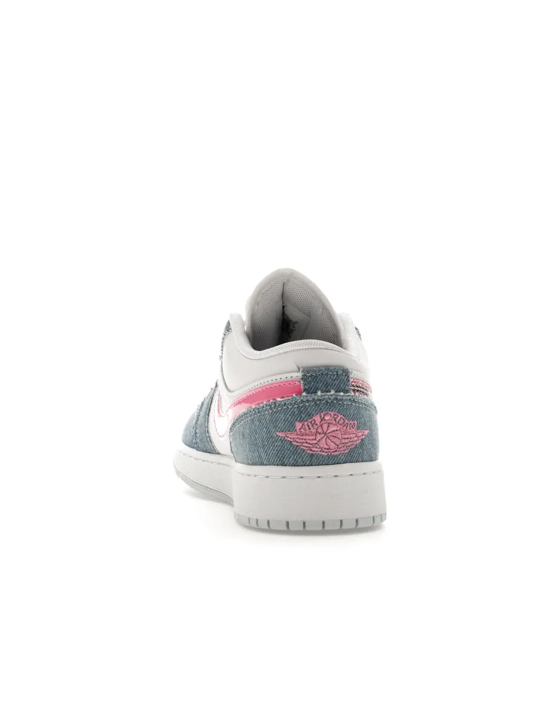 Детские кроссовки Lifestyle с принтом Jordan 1 Low SE Jordan — изображение 4 из 4, белый/розовый
