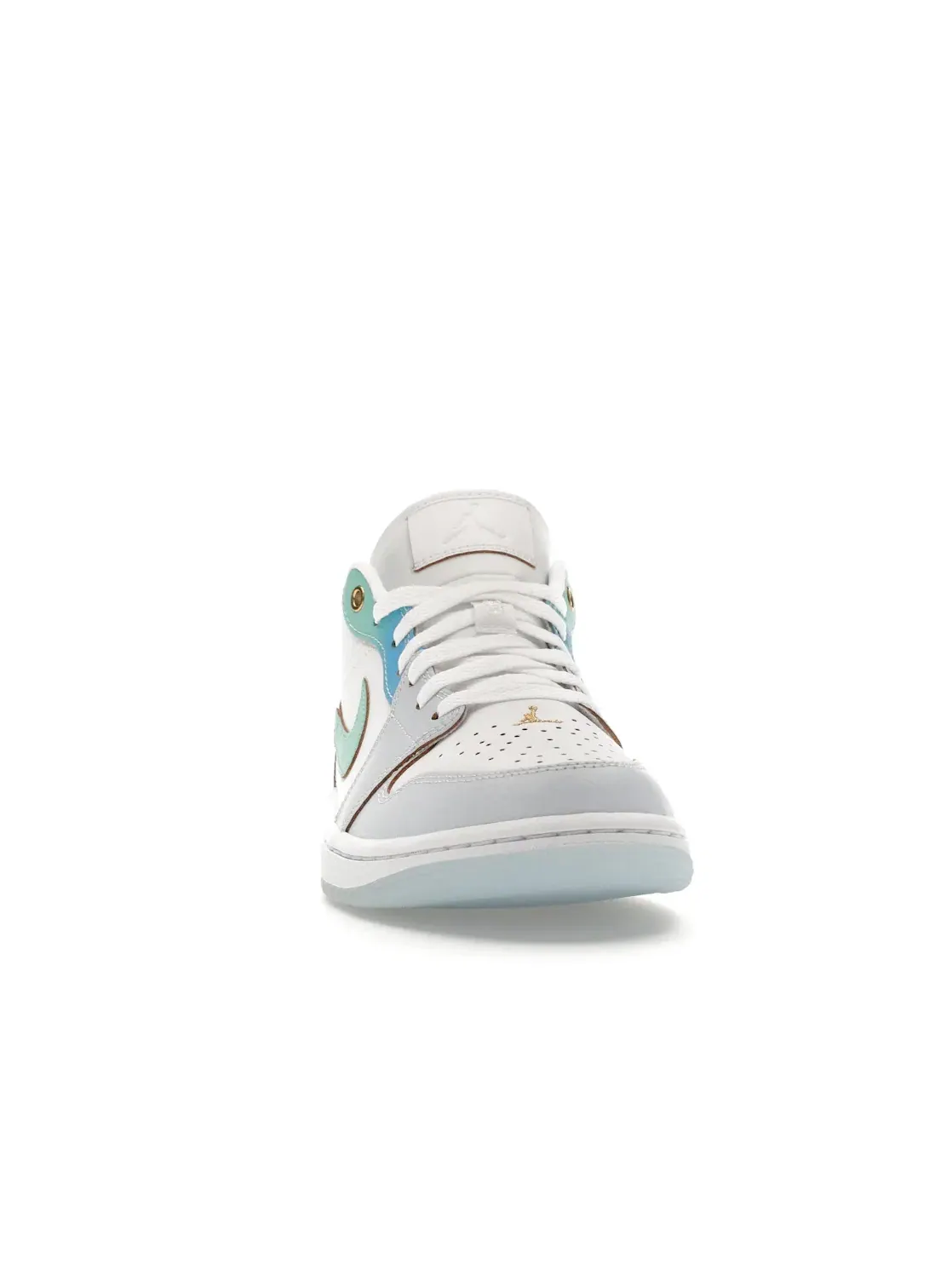 Женские кроссовки с цветным градиентом Jordan 1 Low SE — изображение 2 из 4, белый/белый/серый