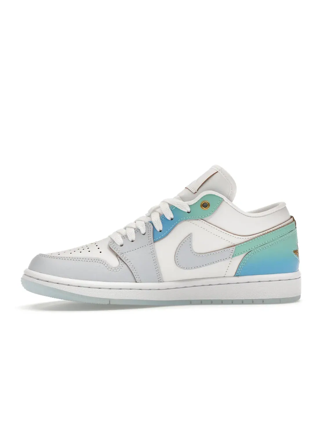 Женские кроссовки с цветным градиентом Jordan 1 Low SE — изображение 3 из 4, белый/белый/серый