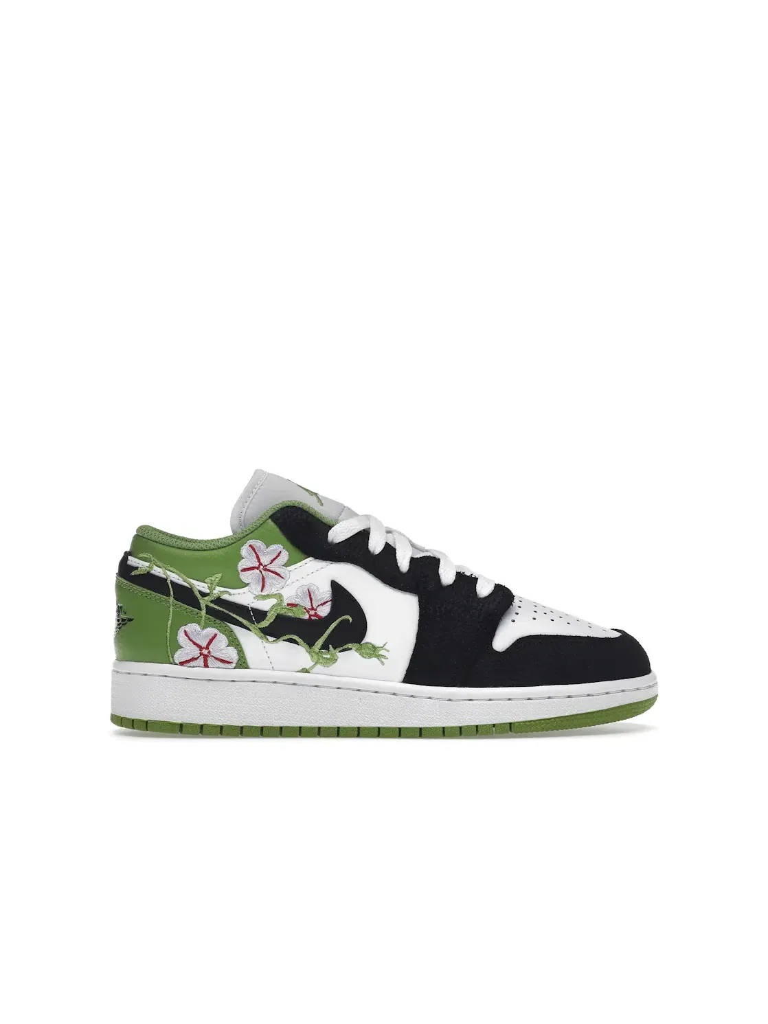 Детские кроссовки с цветочным принтом Jordan 1 Low SE Floral Vines (GS) Jordan — изображение 1 из 4