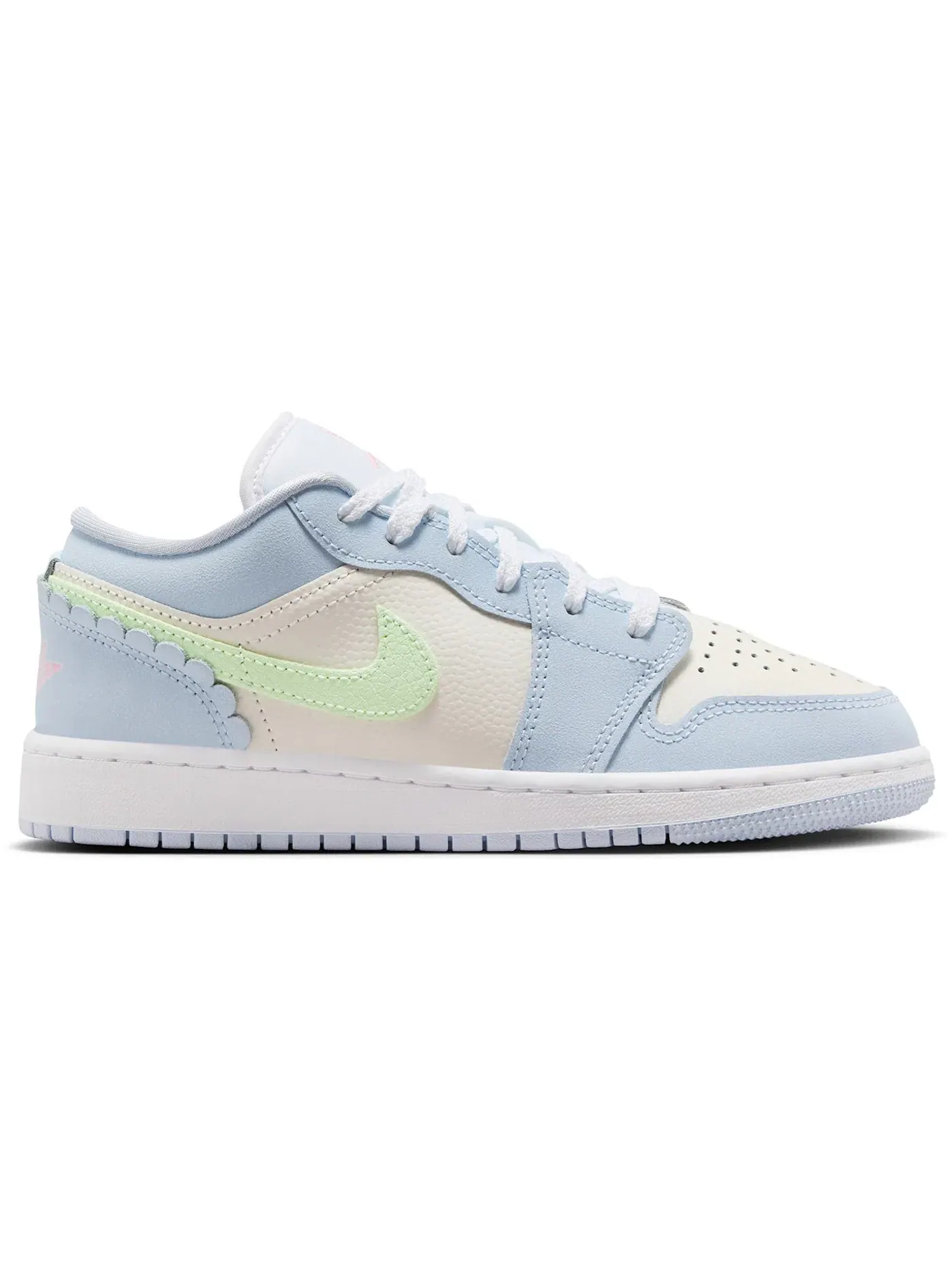Детские кроссовки Lifestyle Jordan 1 Low SE Jordan — изображение 1 из 1, синий//белый/зеленый