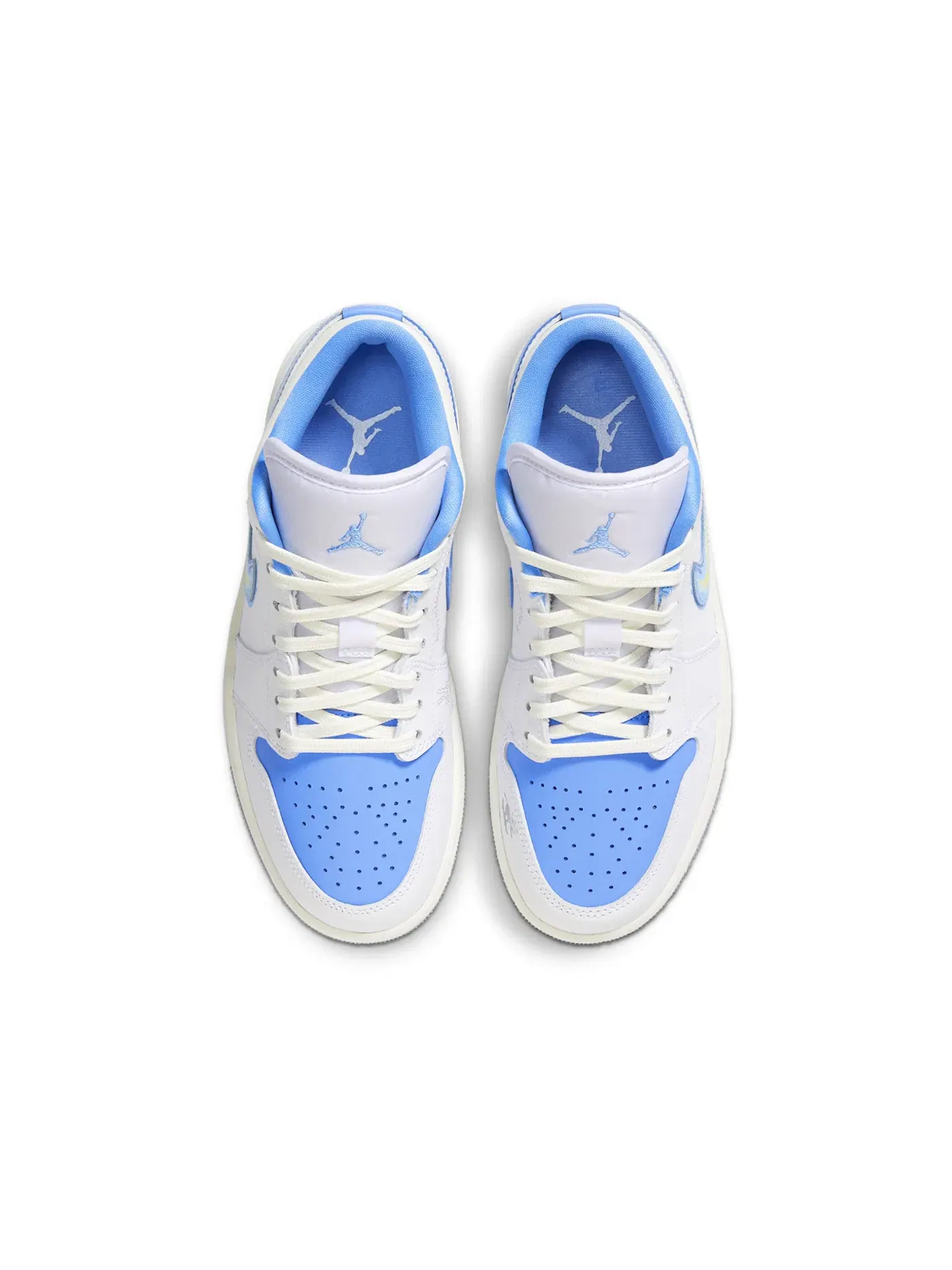 Женские кроссовки с принтом Jordan 1 Low SE Just Skate University Blue Jordan — изображение 4 из 4