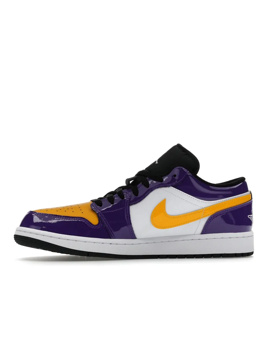 Мужские кроссовки с цветовой гаммой Lakers Jordan 1 Low SE — изображение 3 из 4