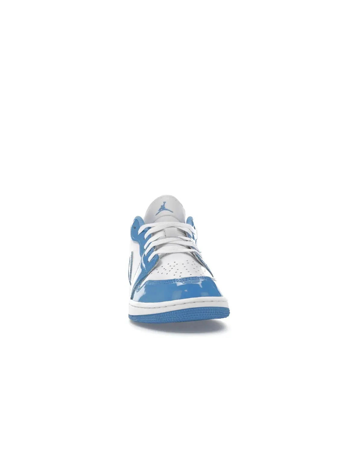 Детские кроссовки Lifestyle с патентованным покрытием Jordan 1 Low SE — изображение 2 из 4, белый/синий