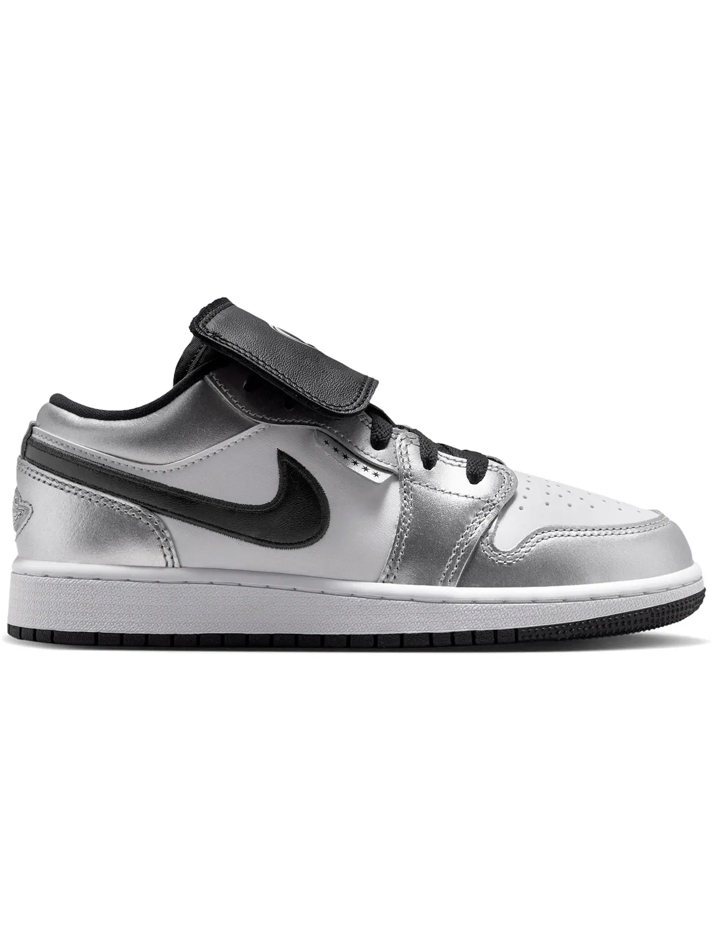 Детские кроссовки Lifestyle с блестящим акцентом Jordan 1 Low SE Jordan — изображение 1 из 1