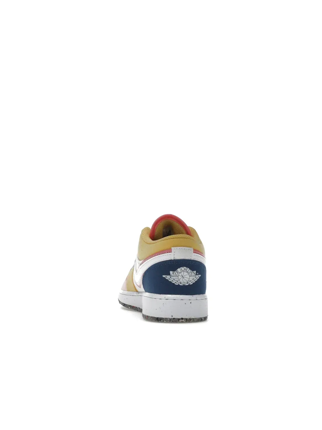Детские кроссовки с принтом Jordan 1 Low SE Multi Canvas — изображение 4 из 4, белый/синий/золотистый