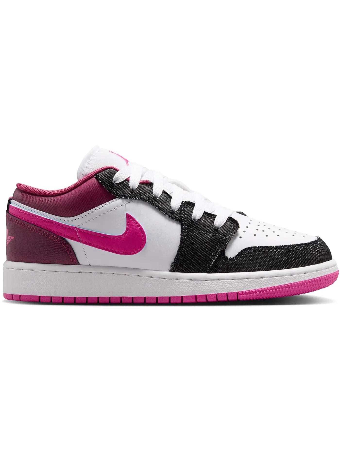 Детские кроссовки Lifestyle Off Noir/White/Desert Pink/Desert Pink Jordan 1 Low SE Jordan — изображение 1 из 1