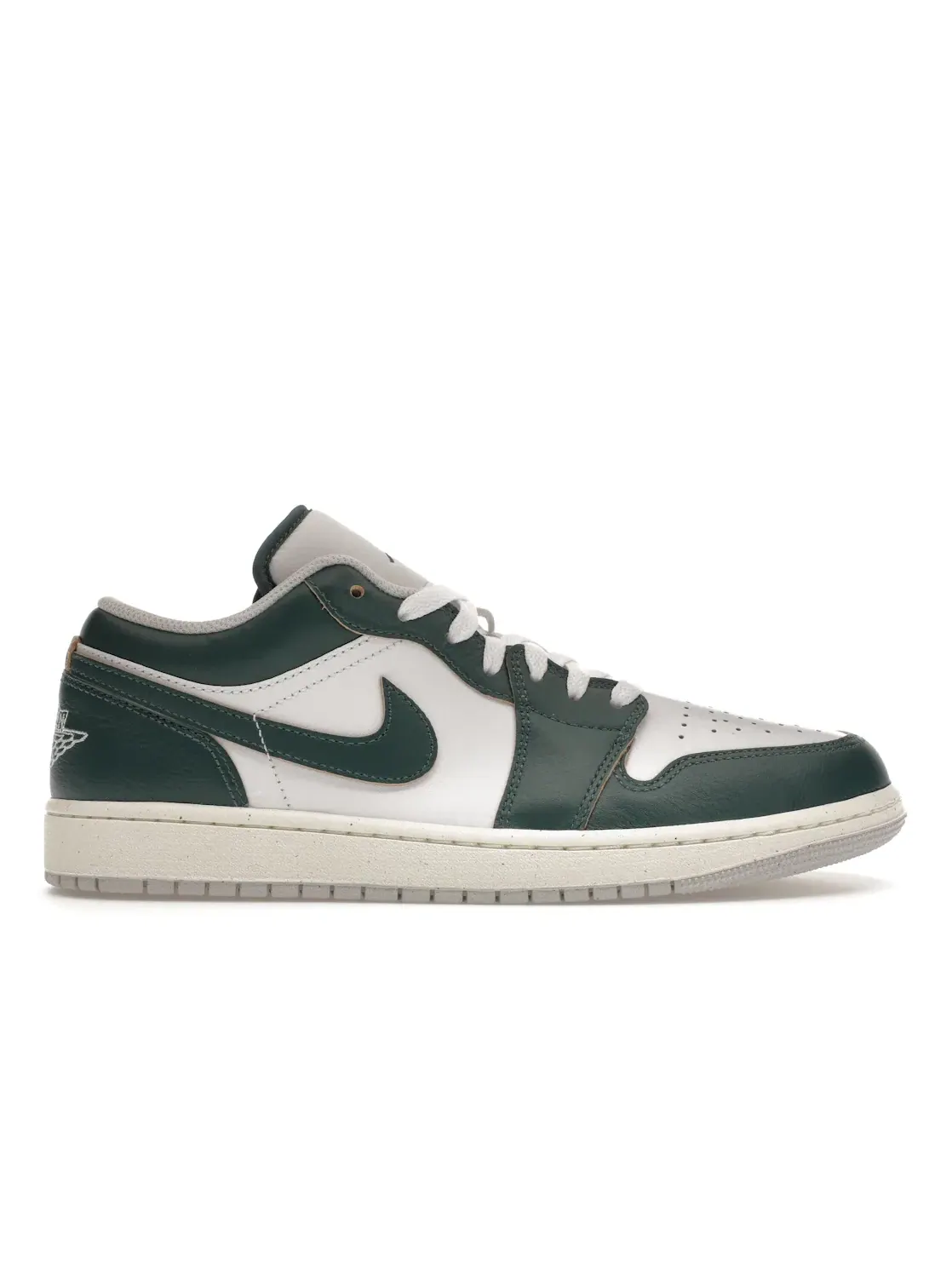 Мужские кроссовки с замшевыми вставками Jordan 1 Low SE Jordan — изображение 1 из 4, зеленый/белый//зеленый