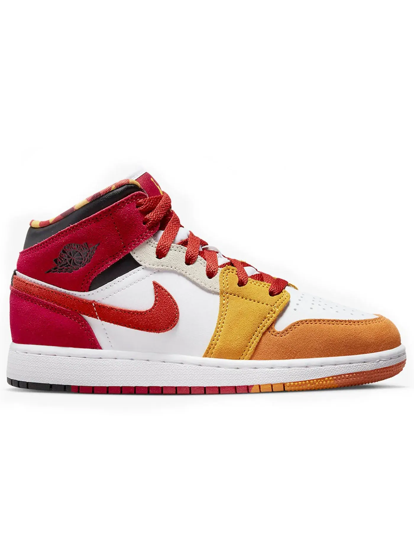 Детские кроссовки Lifestyle Jordan 1 Mid SE Jordan — изображение 1 из 1, черный/золотистый