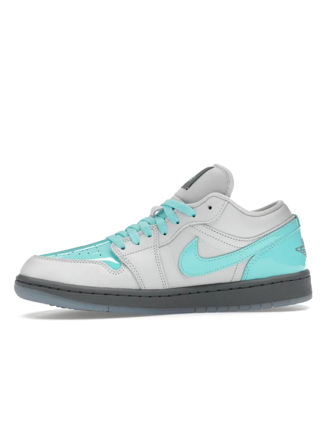 Женские кроссовки Lifestyle с принтом Jordan 1 Low SE Polaroid — изображение 3 из 4, зеленый серый