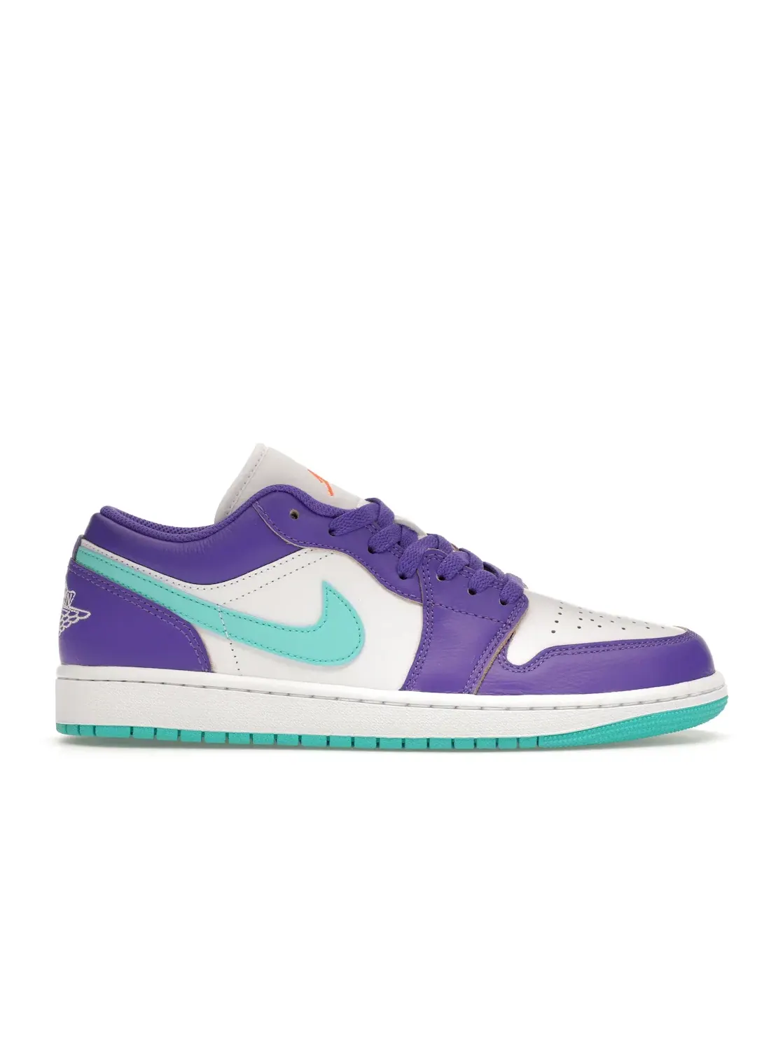 Мужские кроссовки с цветовой блокировкой Jordan 1 Low SE — изображение 1 из 4, фиолетовый//белый