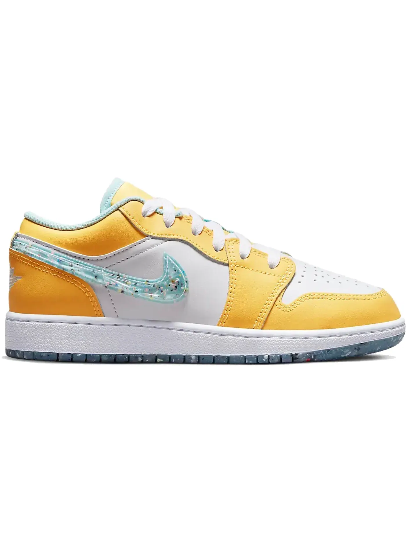 Детские кроссовки Lifestyle Jordan 1 Low SE Jordan — изображение 1 из 2, белый/зеленый