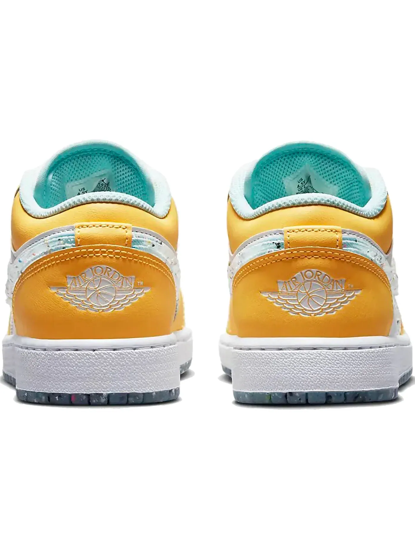 Детские кроссовки Lifestyle Jordan 1 Low SE Jordan — изображение 2 из 2, белый/зеленый