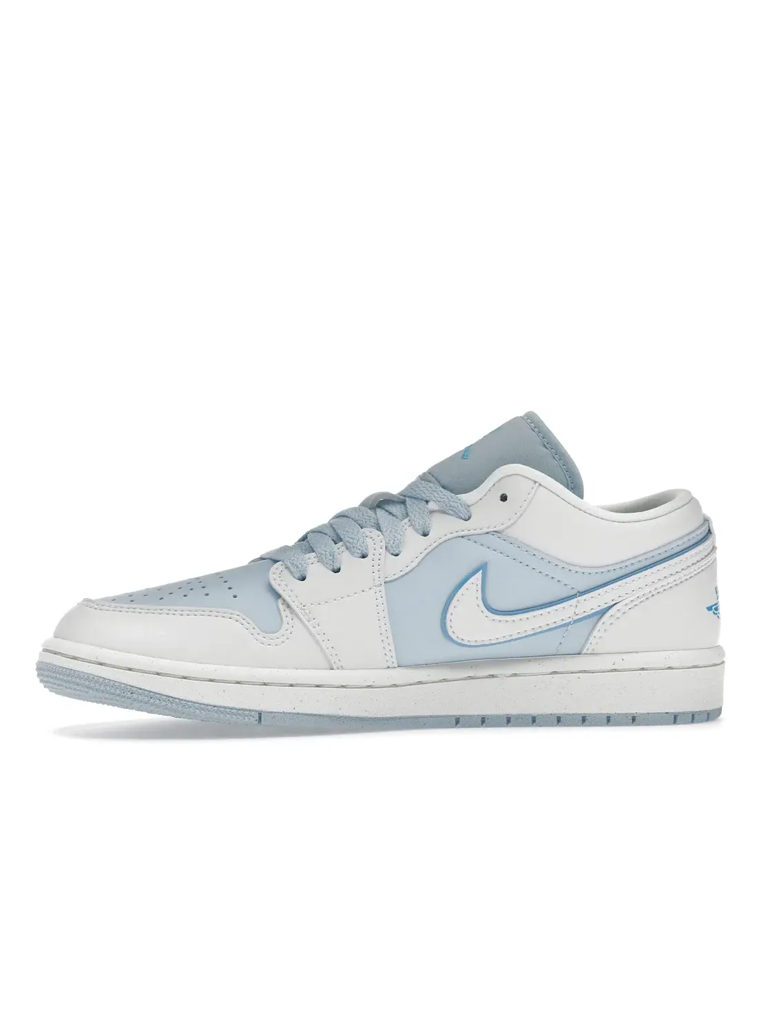 Женские кроссовки из нубука Jordan 1 Low SE Reverse Ice Blue — изображение 3 из 4, темный синий-синий