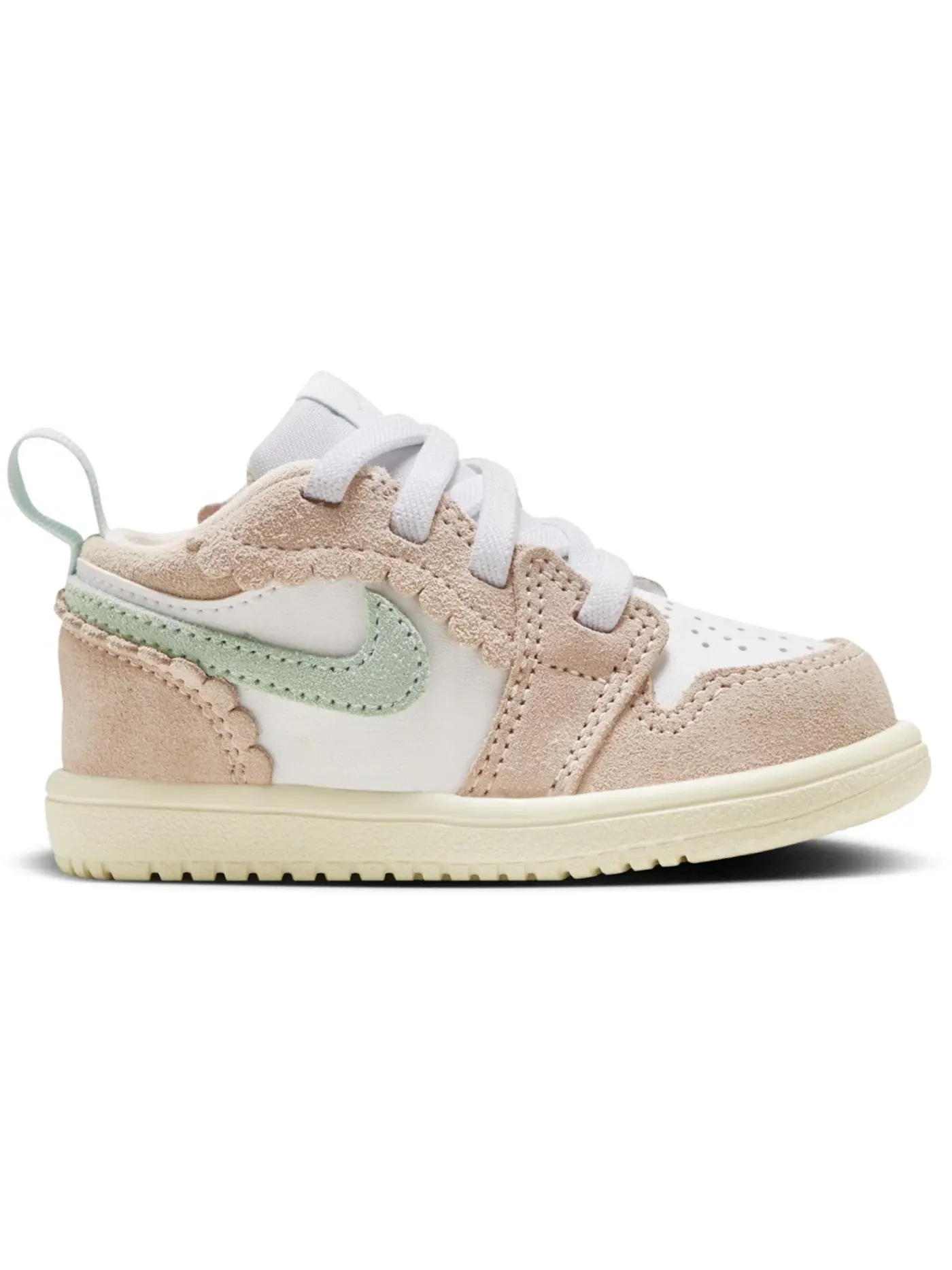 Детские кроссовки Lifestyle Jordan 1 Low SE Jordan — изображение 1 из 1, белый/розовый