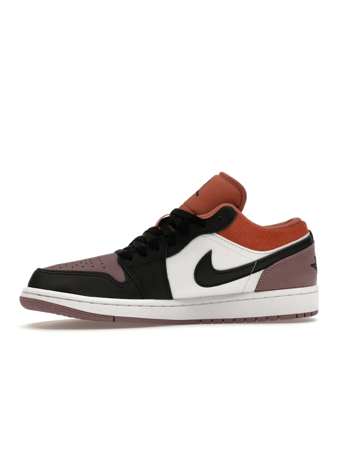 Мужские кроссовки с цветовой блокировкой Jordan 1 Low SE Sky J Mauve Jordan — изображение 3 из 4, белый/черный/оранжевый