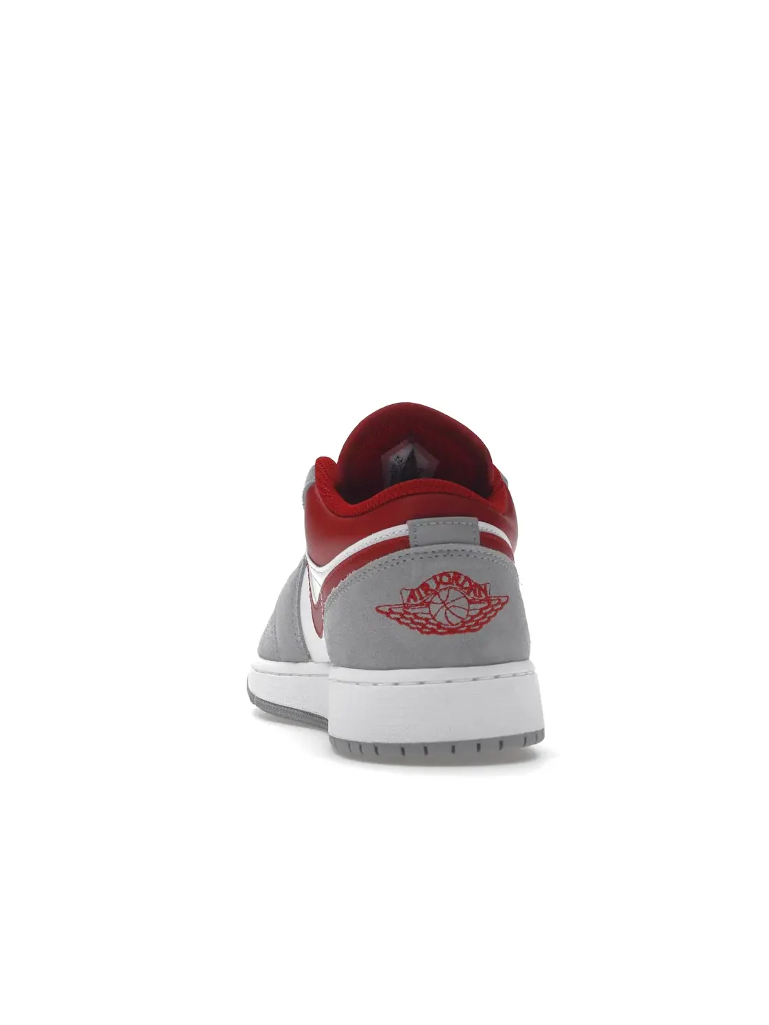 Детские кроссовки Lifestyle с длинным шнурком Jordan 1 Low SE — изображение 4 из 4, серый/красный/белый