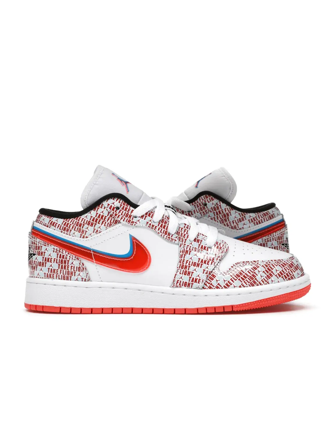 Детские кроссовки для мальчиков с авиационным дизайном Jordan 1 Low SE Take Flight Jordan — изображение 1 из 4