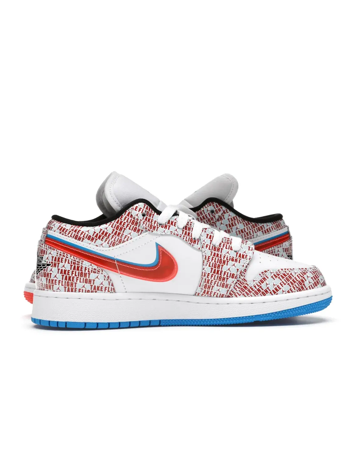 Детские кроссовки для мальчиков с авиационным дизайном Jordan 1 Low SE Take Flight Jordan — изображение 3 из 4