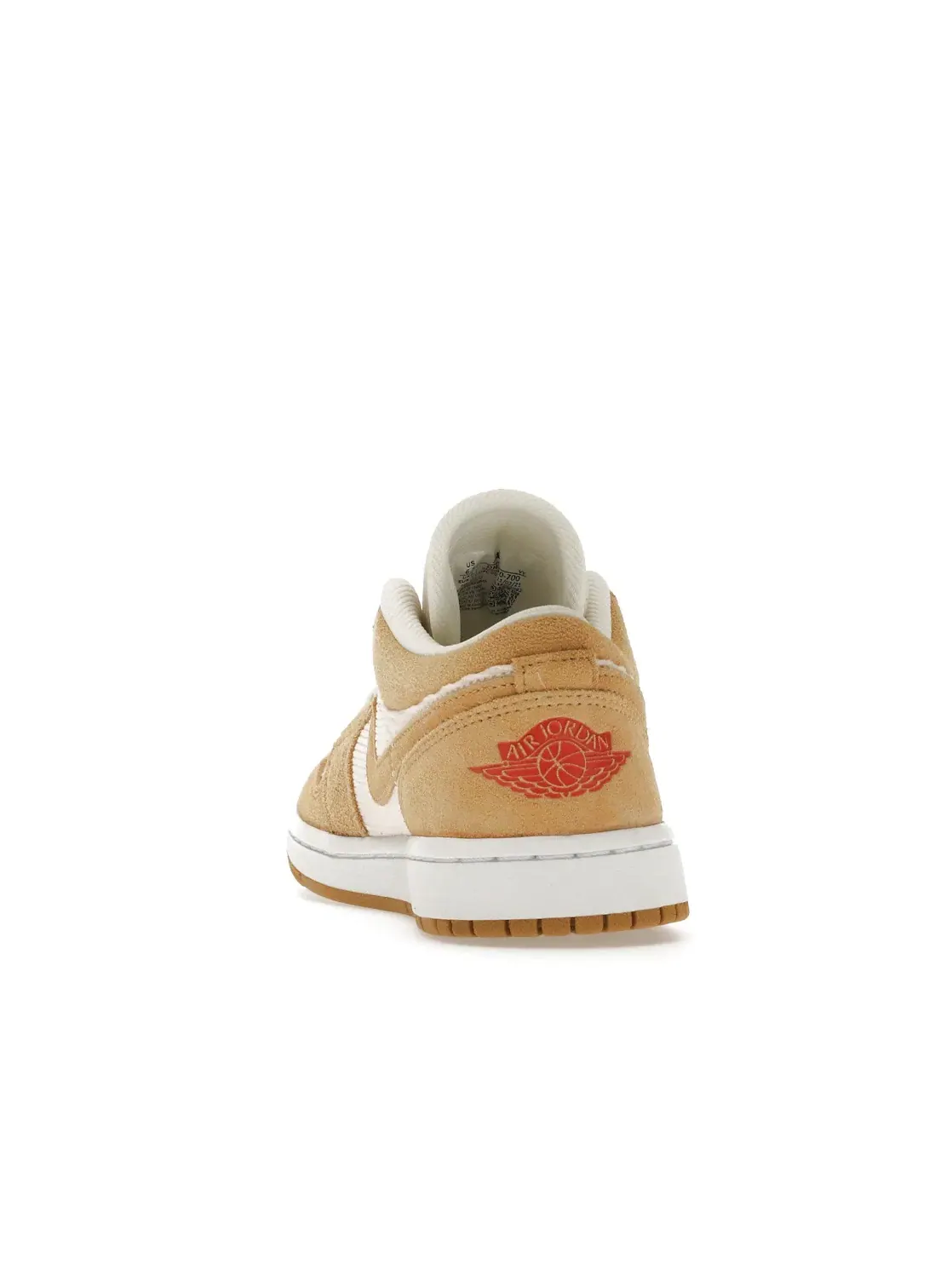 Женские кроссовки Lifestyle с вельветовым верхом Jordan 1 Low SE — изображение 4 из 4, оранжевый-оранжевый
