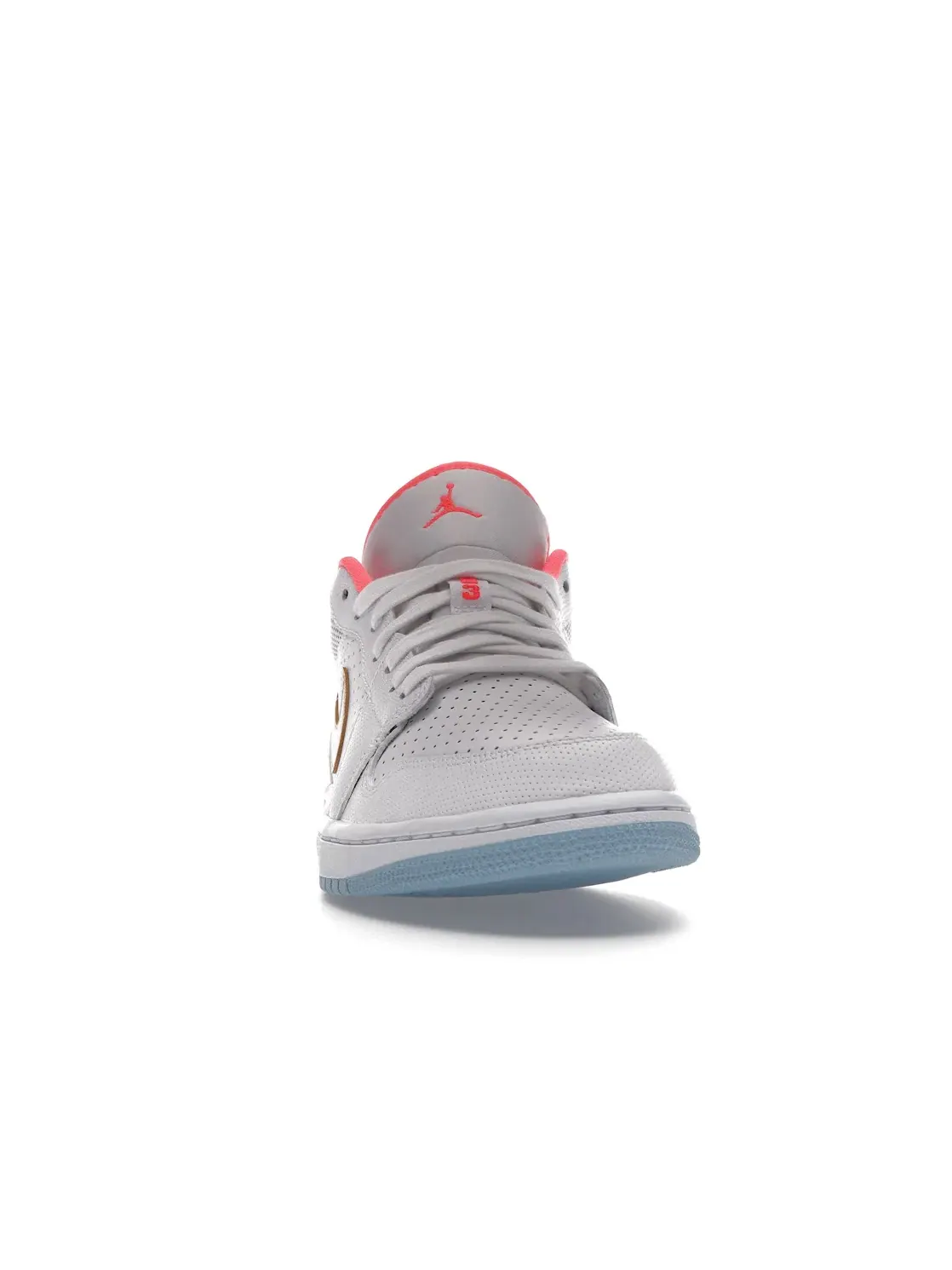 Женские кроссовки с кожаным верхом Jordan 1 Low SE — изображение 2 из 4, белый/--синий
