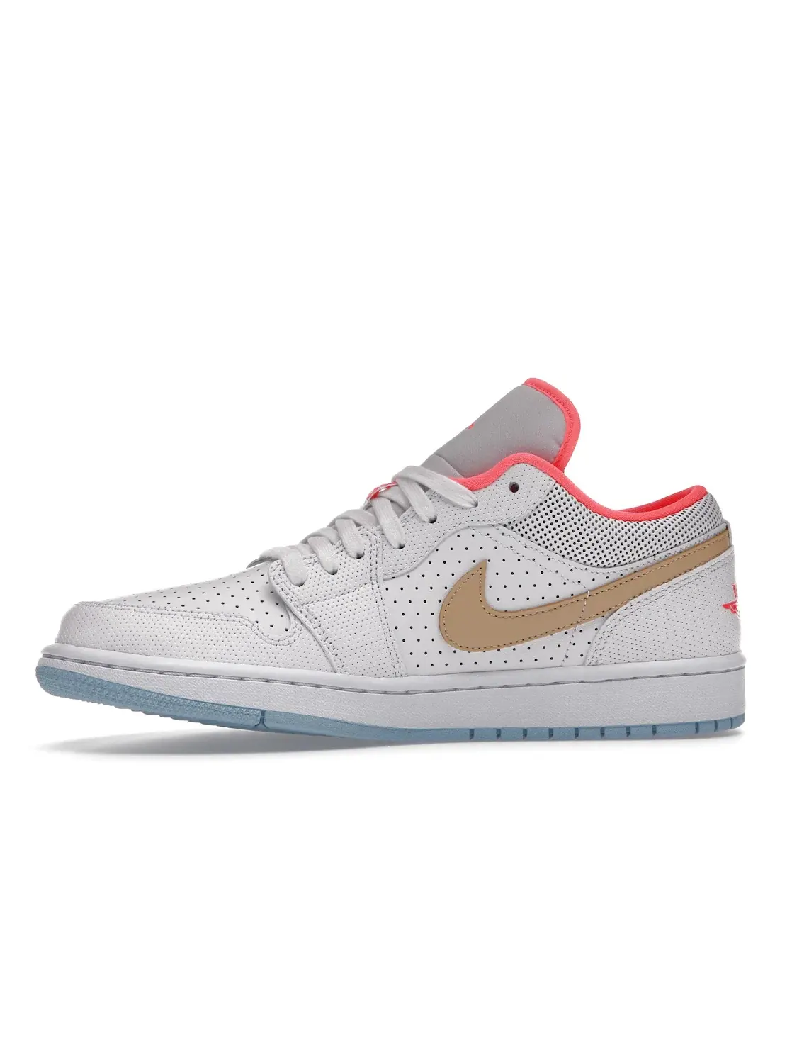 Женские кроссовки с кожаным верхом Jordan 1 Low SE — изображение 3 из 4, белый/--синий