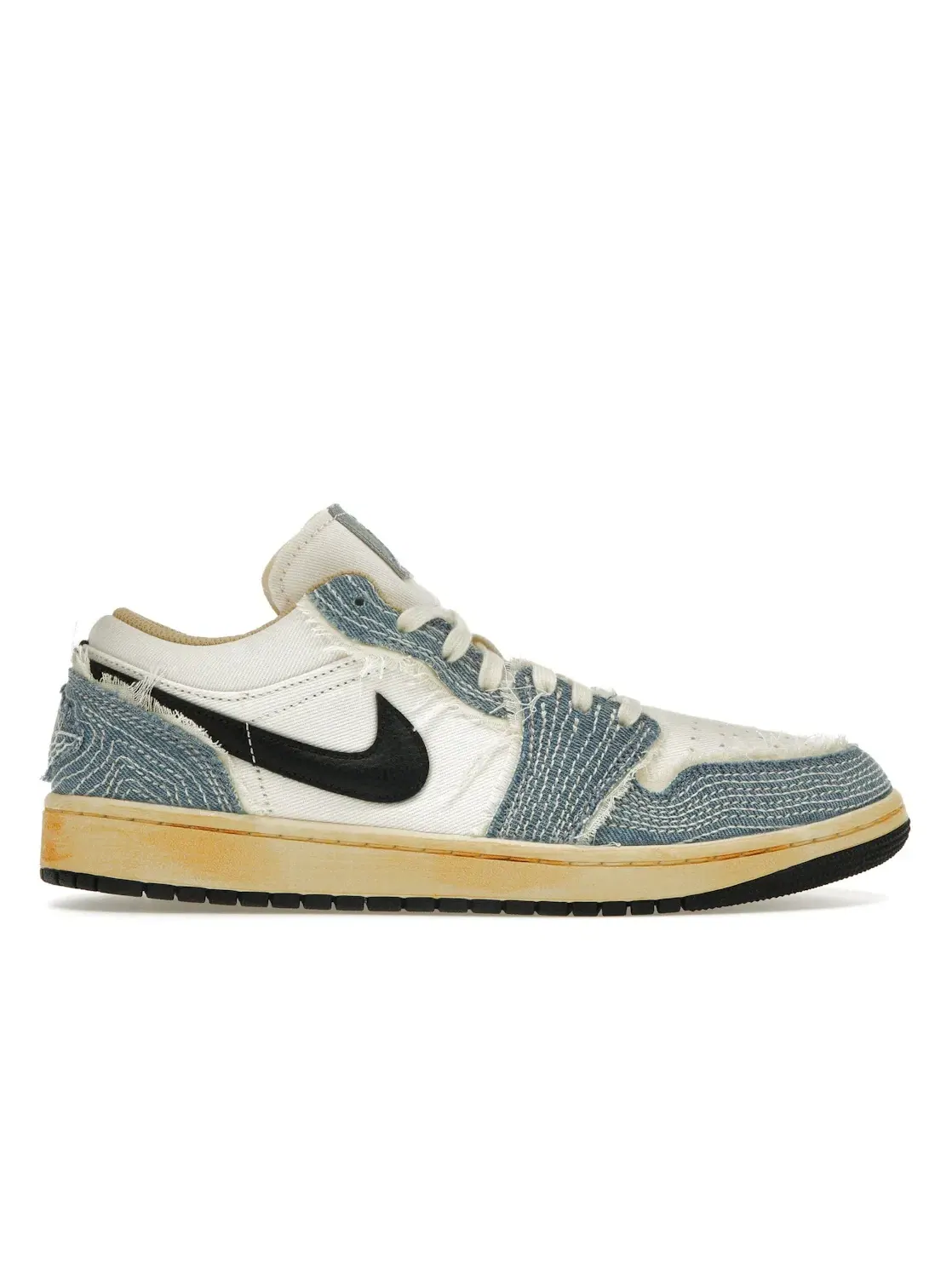 Мужские кроссовки Lifestyle с джинсовым верхом Jordan 1 Low SE WRMK Jordan — изображение 1 из 4