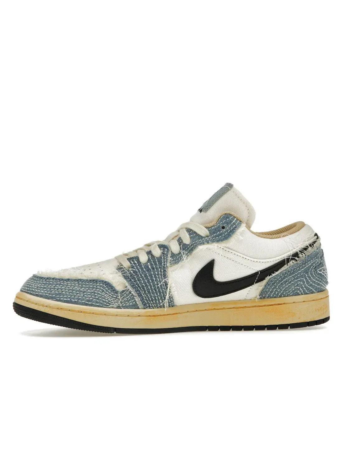 Мужские кроссовки Lifestyle с джинсовым верхом Jordan 1 Low SE WRMK Jordan — изображение 3 из 4
