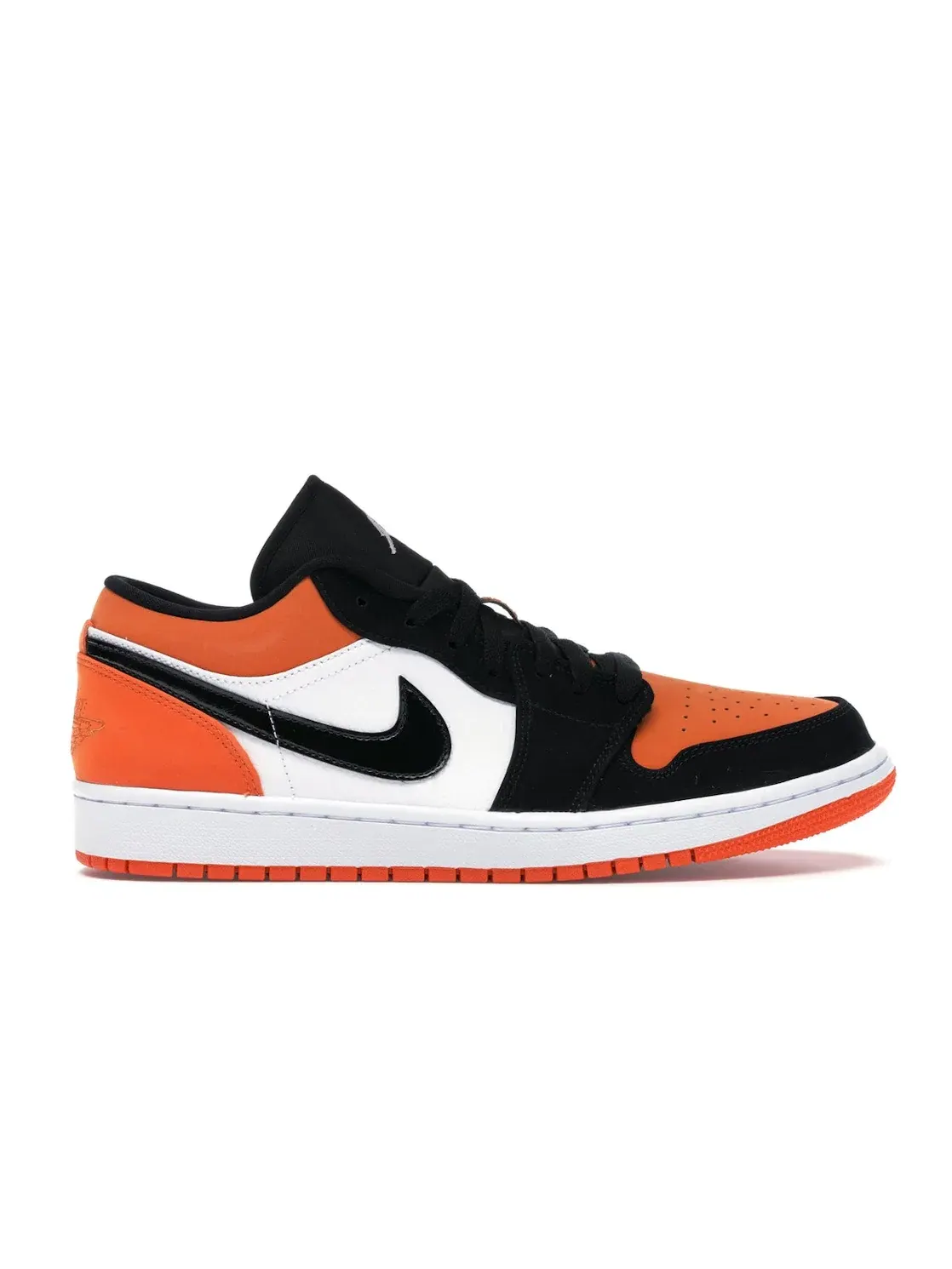 Мужские кроссовки с замшевыми вставками Jordan 1 Low Jordan — изображение 1 из 4, оранжевый/белый/черный