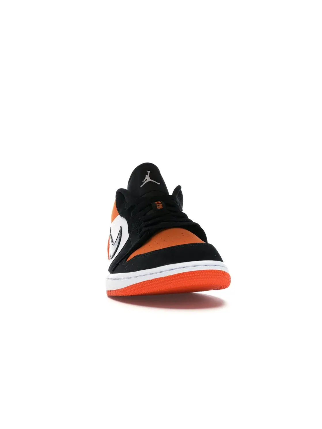 Мужские кроссовки с замшевыми вставками Jordan 1 Low Jordan — изображение 2 из 4, оранжевый/белый/черный