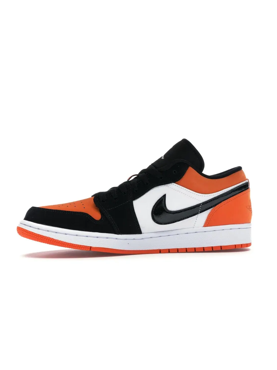 Мужские кроссовки с замшевыми вставками Jordan 1 Low Jordan — изображение 3 из 4, оранжевый/белый/черный