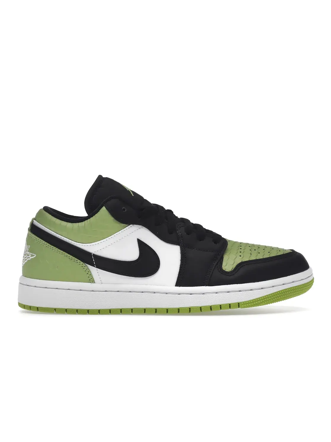 Женские кроссовки с принтом змеиной кожи Jordan 1 Low Jordan — изображение 1 из 4