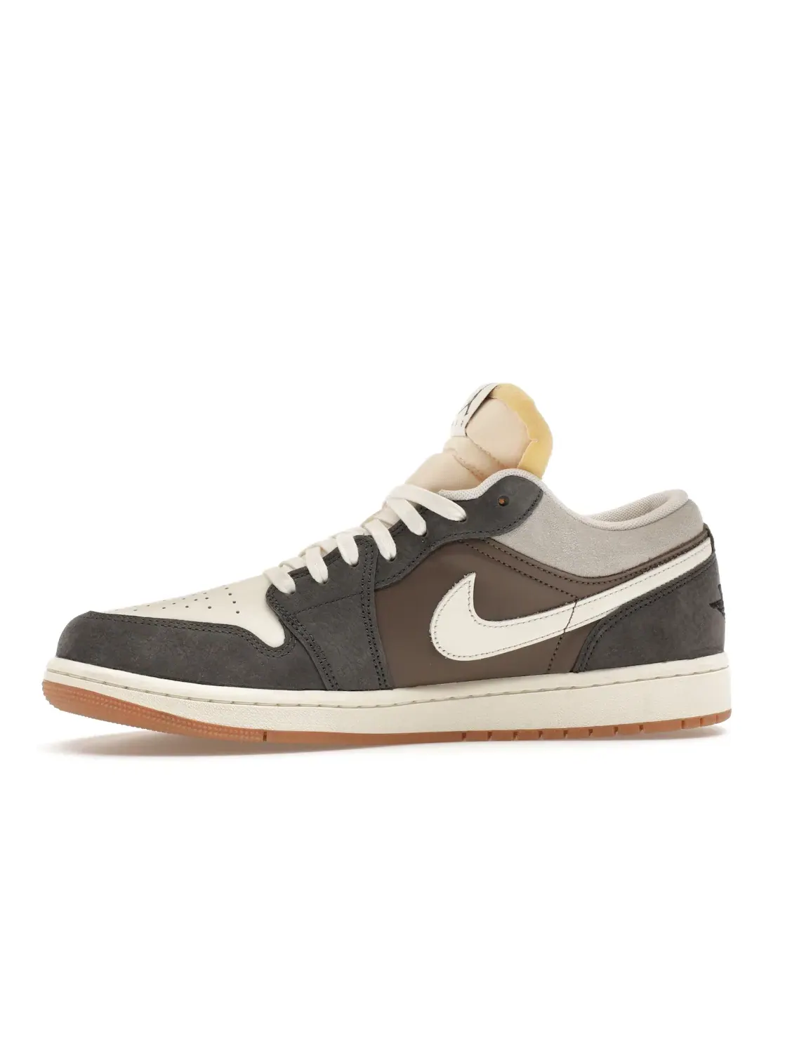 Мужские кроссовки Lifestyle с принтом Korea Magpie Jordan 1 Low Jordan — изображение 3 из 4, белый/серый