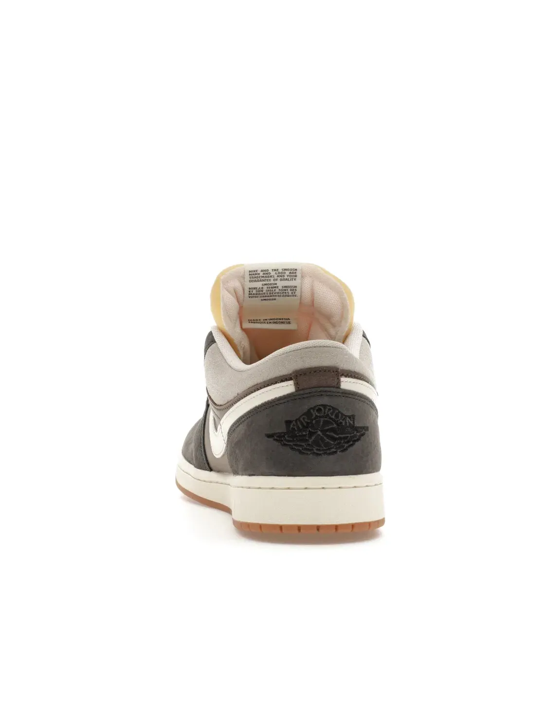 Мужские кроссовки Lifestyle с принтом Korea Magpie Jordan 1 Low Jordan — изображение 4 из 4, белый/серый