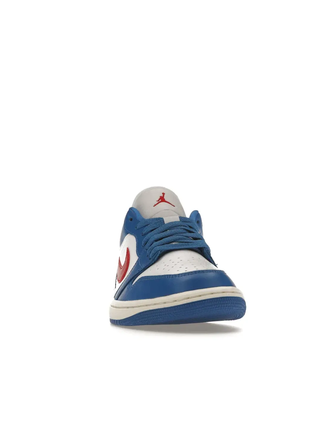 Женские кроссовки Lifestyle с цветовой блокировкой Jordan 1 Low — изображение 2 из 4, синий/красный/белый