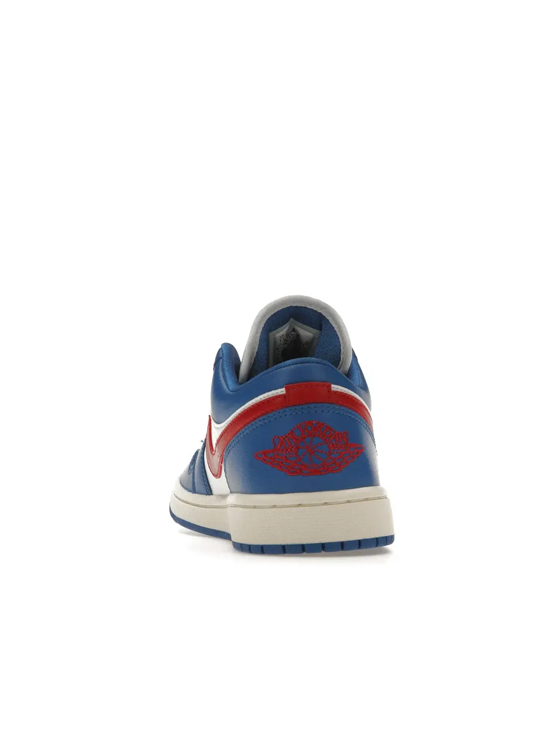 Женские кроссовки Lifestyle с цветовой блокировкой Jordan 1 Low — изображение 4 из 4, синий/красный/белый