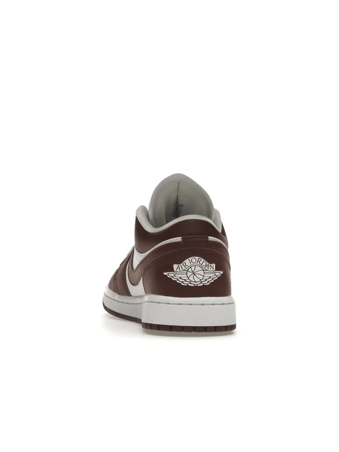 Женские кроссовки с кожаными накладками Jordan 1 Low Jordan — изображение 4 из 4, белый/красный